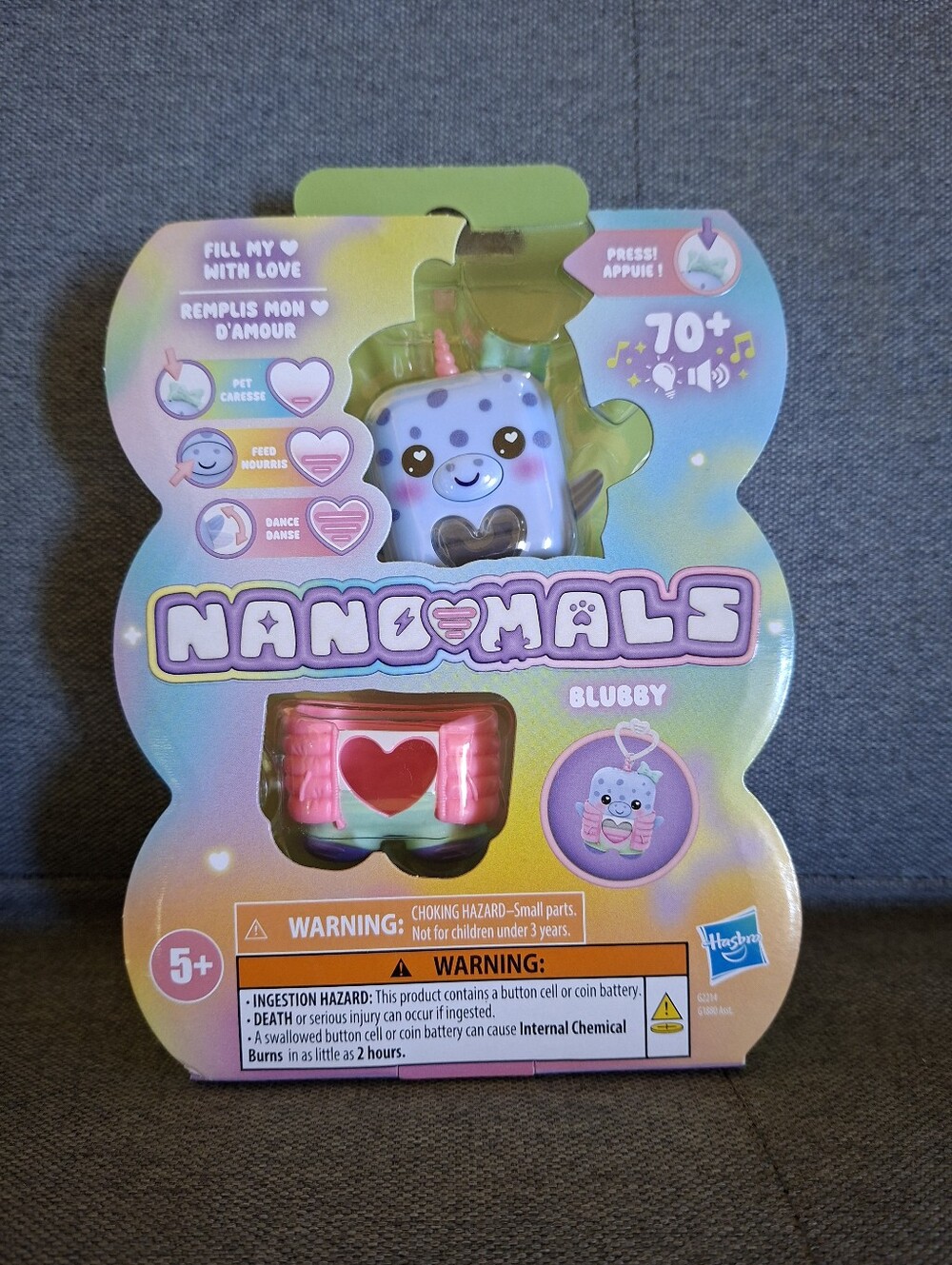 Hasbro Nano-Mals Blubby Interactive Toy Figure NEW